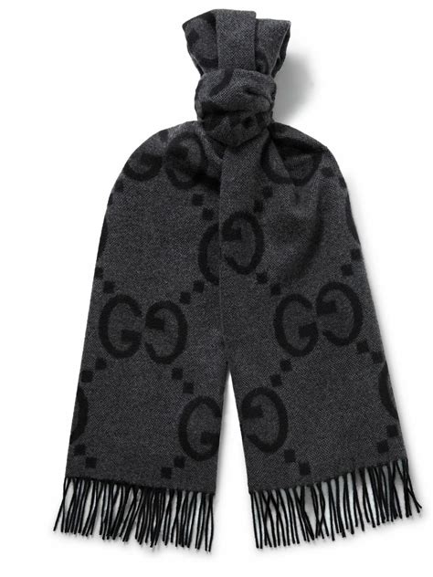 gucci cashmere and silk scarf|dark brown cashmere scarf.